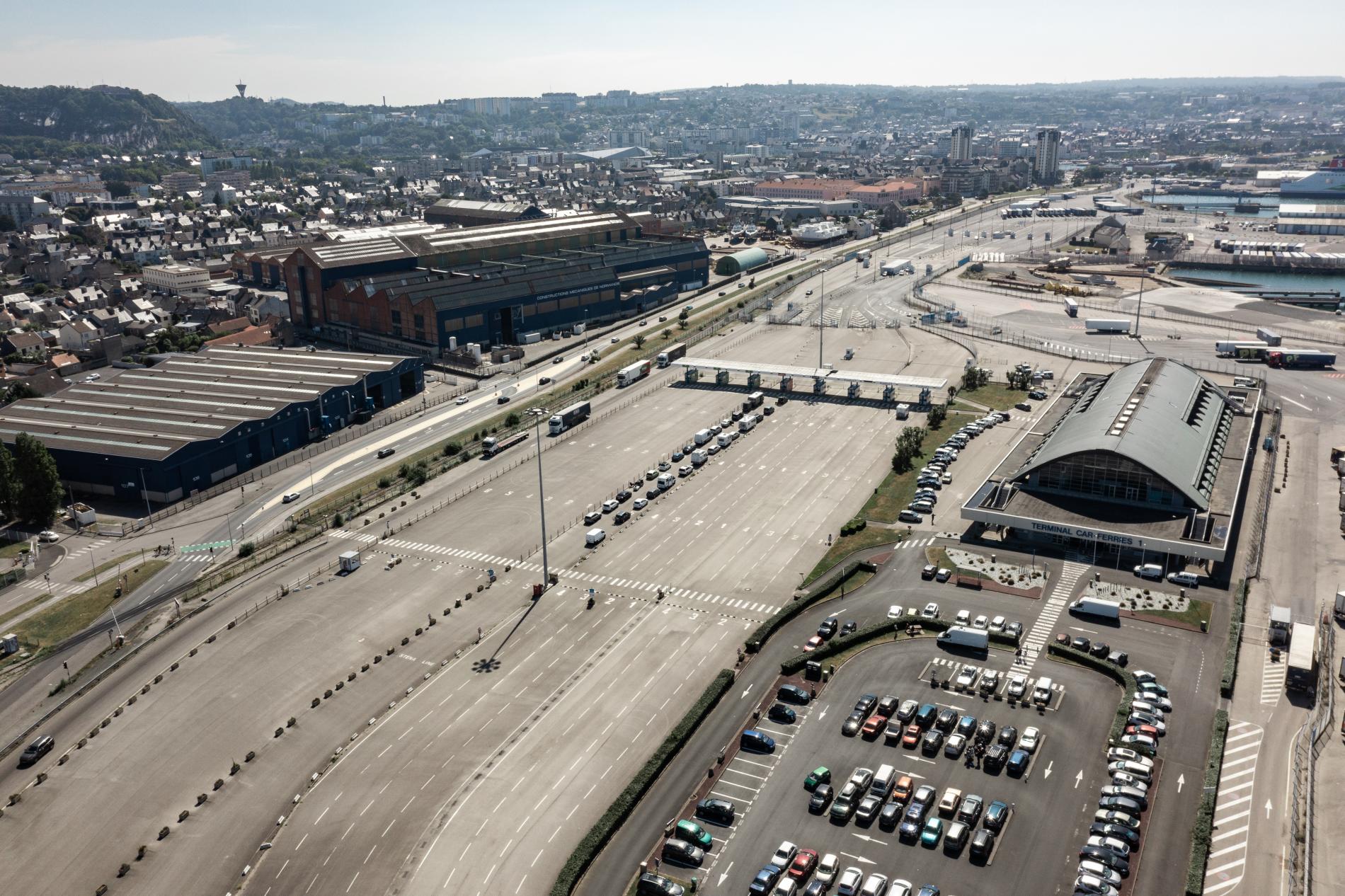Port de Cherbourg - Futur terminal de ferroutage